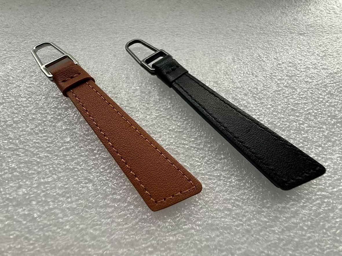 EP TRIM custom leather patch sample — plate 10